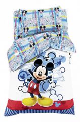 Disney Постельное белье полутораспальное Микки Маус