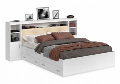  Наша мебель Кровать полутораспальная Виктория ЭКО-П с матрасом Promo B Cocos 2000x1400