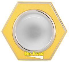 Точечный светильник De Fran 16172 DQ R50 Светильник "Шестигранник", неповоротный сатин-золото + хром Е14 1 x 50 вт