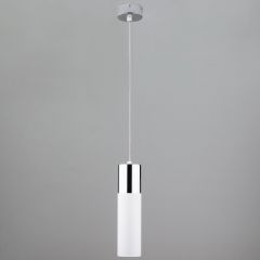 Подвесной светильник Eurosvet Double Topper 50135/1 LED хром/белый