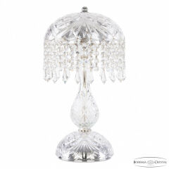 Настольная лампа декоративная Bohemia Ivele Crystal 1478 14781L1/22 Ni Drops