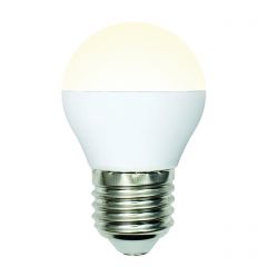 Лампа светодиодная Uniel LED-G45-6W/WW/E27/FR/MB PLM11WH картон
