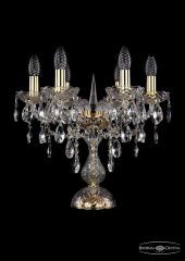 Настольная лампа Bohemia Ivele Crystal 1415L/6/141-39/G
