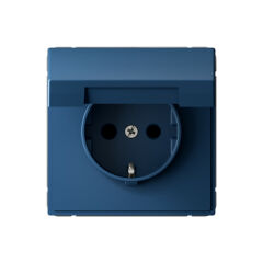  Systeme Electric ARTGALLERY РОЗЕТКА с заземл. со шторк. с крышк., 16А, IP20, механизм, быстрозажим. клем., АКВАМАРИН