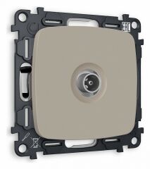 ТВ-розетка проходная без рамки Ambrella Volt Quant MO373030