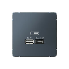  Systeme Electric ARTGALLERY USB РОЗЕТКА A + тип-C 45Вт высокоскор.заряд. QC, PD, механизм, ГРИФЕЛЬ