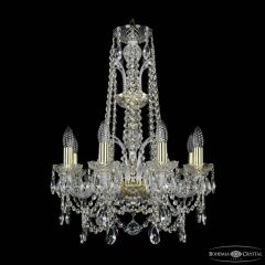 Подвесная люстра Bohemia Ivele Crystal 1411 1411/8/160/XL-65 G