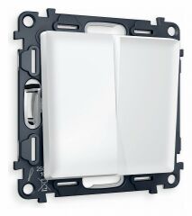 Выключатель двухклавишный без рамки Ambrella Volt Quant MA123010