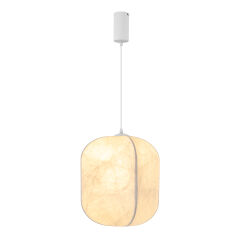 Светильник SP-SETA-HANG-L400х420-9W Warm2700 (WH, 320 deg, 230V) ( Arlight , IP20, Натуральный шелк, 3 года)