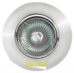 Точечный светильник De Fran FT 203 CH "Поворотный в центре" хром MR16 1 x 50 вт