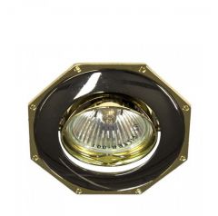 Точечный светильник Feron 17572 305T-MR16 GU5,3 черное-золото