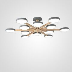 Люстра на штанге Imperiumloft TURNA Gray TURNA-B01