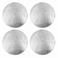  Nouvelle Набор из 4 салфеток сервировочных Серебро 9903311-2-Н4