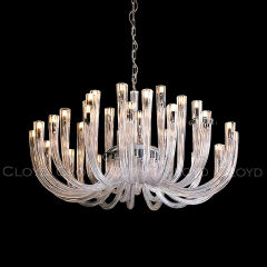 Люстра подвесная Cloyd AEDA C32 / Ø90 см - хром (арт.11638)