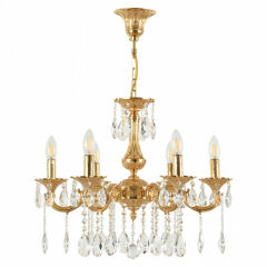 Подвесная люстра Bohemia Ivele Crystal AL77 AL77101/6/175 A G