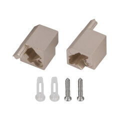 Заглушка SL-KANT-H10-SQUARE CHAMPAGNE GOLD ( Arlight , Пластик)