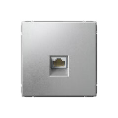  Systeme Electric ARTGALLERY РОЗЕТКА компьютерная RJ45, кат. 5е, механизм, АЛЮМИНИЙ