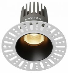 Встраиваемый светильник Maytoni DL124-10W-2.7K-TRS-B