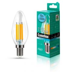 Лампа светодиодная Camelion E14 12W 4500K LED12-C35-FL/845/E14 13709