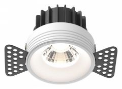 Встраиваемый светильник Maytoni Round DL058-12W4K-TRS-W