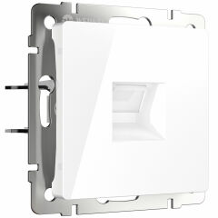  Werkel W5120101/ Розетка Ethernet RJ-45 cat. 6A экранированная (белый) W5120101