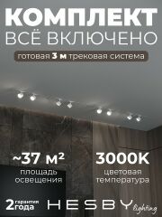 Комплект трековый Hesby Lighting Skylite №13 HSBL_kompl_S013_VI3W3K