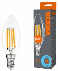 Лампа светодиодная Wolta WF-C35-15W6KE14