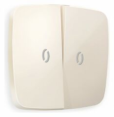 Клавиши для выключателя двухклавишного c подсветкой Ambrella Volt Quant OP3040