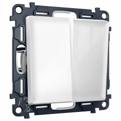 Выключатель перекрестный двухклавишный без рамки Ambrella Volt MA MA103030