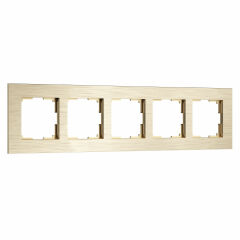  Werkel W0053511/ Рамка на 5 постов AluMax (шампань) W0053511