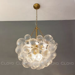 Люстра подвесная Cloyd MORRA C9 / Ø60 см - латунь (арт.11639)