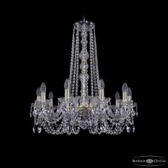 Подвесная люстра Bohemia Ivele Crystal 1402 1402/10/240/h-73 G