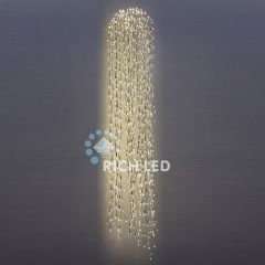 Rich LED Бахрома световая Дреды (2.4 м) RL-DR2.4F-B/WW