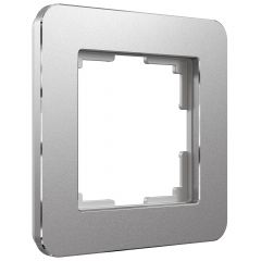  Werkel Рамка на 1 пост Platinum алюминий W0012606