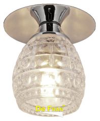 Точечный светильник De Fran FT 9266 "Чаша" хром прозрачное стекло G9 1 x 40 вт
