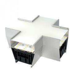 Соединитель угловой X-образный накладной Feron AL4036X 51874