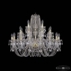Подвесная люстра Bohemia Ivele Crystal 1402 1402/16+8+4/300 G