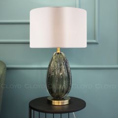 Настольная лампа Cloyd CEREUS T1 / бел. - выс. 58 см - латунь (арт.30067)