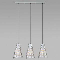 Подвесной светильник Eurosvet Storm 50058/3 серебро