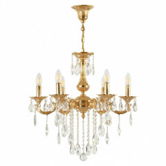 Подвесная люстра Bohemia Ivele Crystal AL77 AL77101/6/175 B G