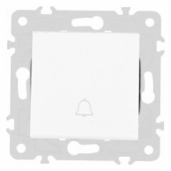 Кнопка звонка без рамки Arte Milano 203 203.36-1.white
