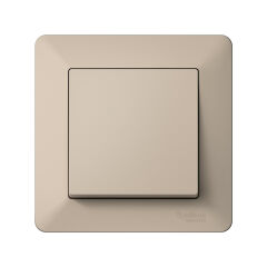  Systeme Electric ATLASDESIGN AIR 1-постовая РАМКА, ПЕСОЧНЫЙ/дымчатый белый