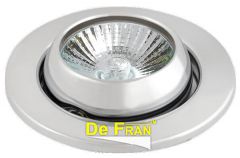 Точечный светильник De Fran FT 9212 CH "Рыбий глаз" (сфера поворотная) MR16 хром MR16 1 x 50 вт