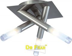 Светильник De Fran CK-022-3-SN Потолочный светильник, матовое стекло сатин-никель G9 3 x 40 вт