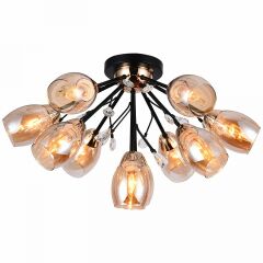 Люстра на штанге Illumico IL1284-10CPA-29 BK GD