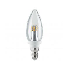  Paulmann Лампа светодиодная E14 4W 2700K свеча прозрачная 28315