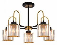 Люстра на штанге Illumico IL1305-5CPA-29 BK GD