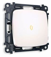 Выключатель проходной одноклавишный с подсветкой без рамки Ambrella Volt Quant MO202030