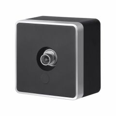  Werkel ТВ-розетка оконечная Gallant черный с серебром W5083034 W5083034