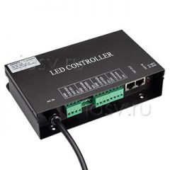  Arlight Контроллер HX-SPI-DMX-SL-4P (4096 pix, 220V, TCP/IP, add, ArtNet)